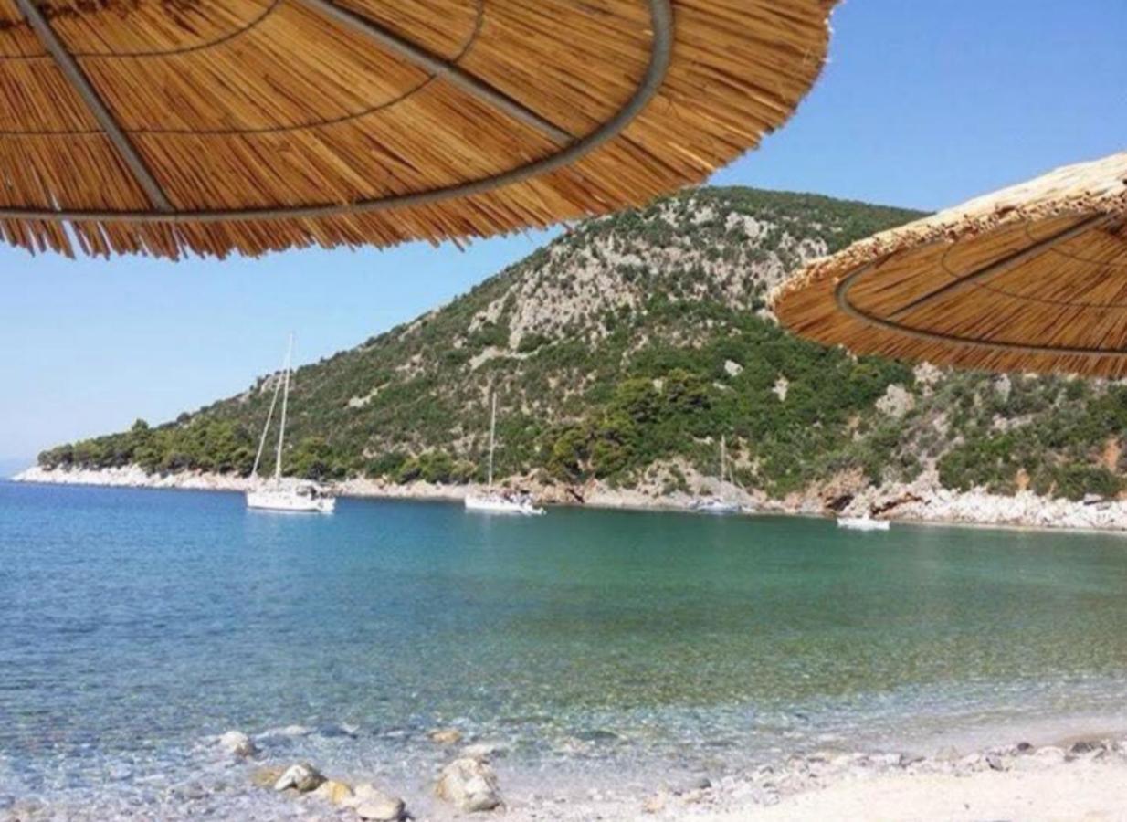 Limnonari Beach Rooms Skopelos stad Exteriör bild